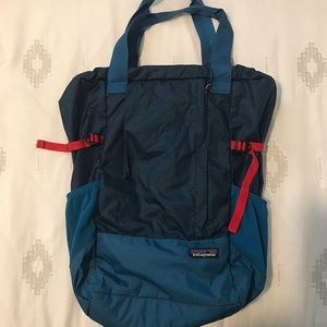 Patagonia lightweight travel tote & backpack